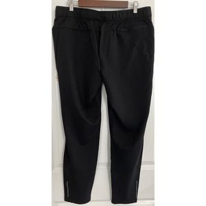 NWT Russell Men RSL Knit Jogger Black XL Training Fit Slim Stretch Zip Pockets